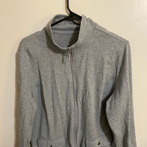 Karen Scott Athletic zip up sweatshirt